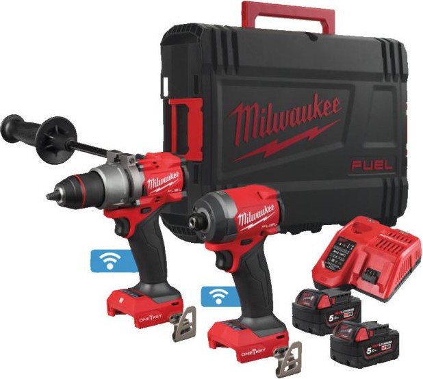 Milwaukee M18 ONEPP2A3-502X 4933493244 (шуруповерт, винтоверт, 2 АКБ, кейс) - фото1 Milwaukee M18 ONEPP2A3-502X 4933493244 (шуруповерт, винтоверт, 2 АКБ, кейс) - фото1