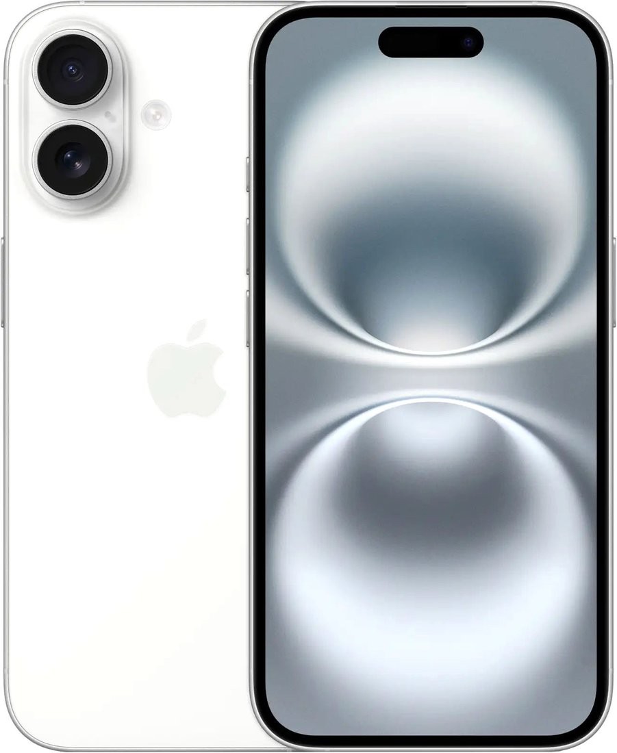 Телефон Apple iPhone 16 128GB (белый) - фото1