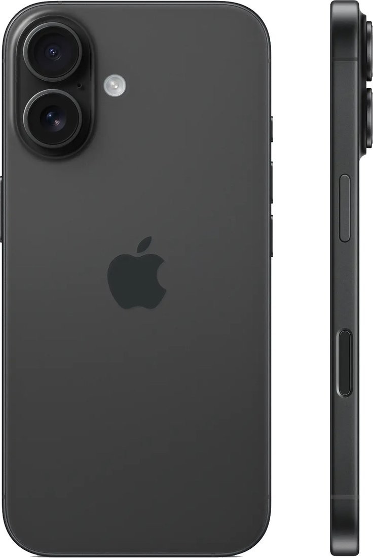 Телефон Apple iPhone 16 128GB (черный) - фото2