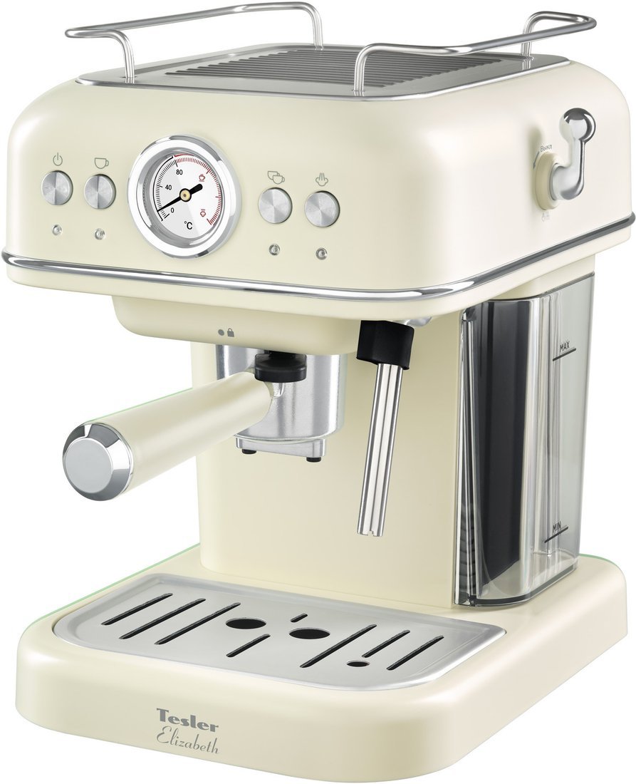 Рожковая кофеварка Tesler ECM-245 beige - фото1