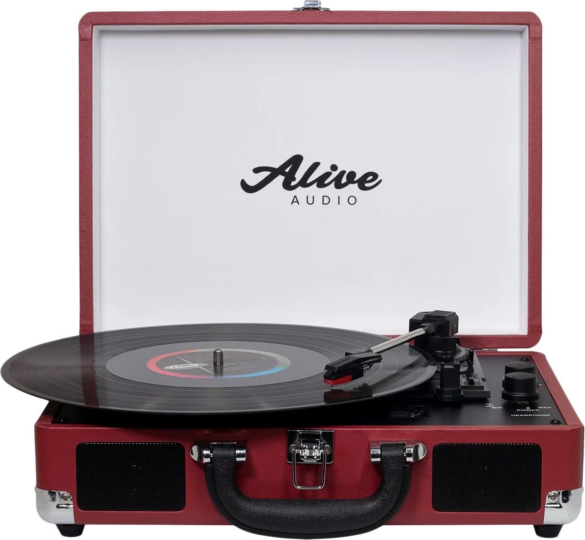 Виниловый проигрыватель Alive Audio Glam Cherry - фото1