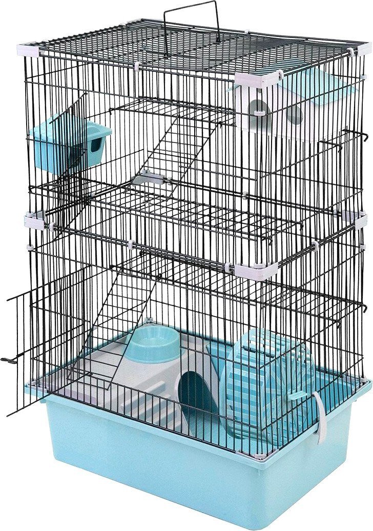 Клетка ЕСО Рикки 43112бирюз-черн - фото1