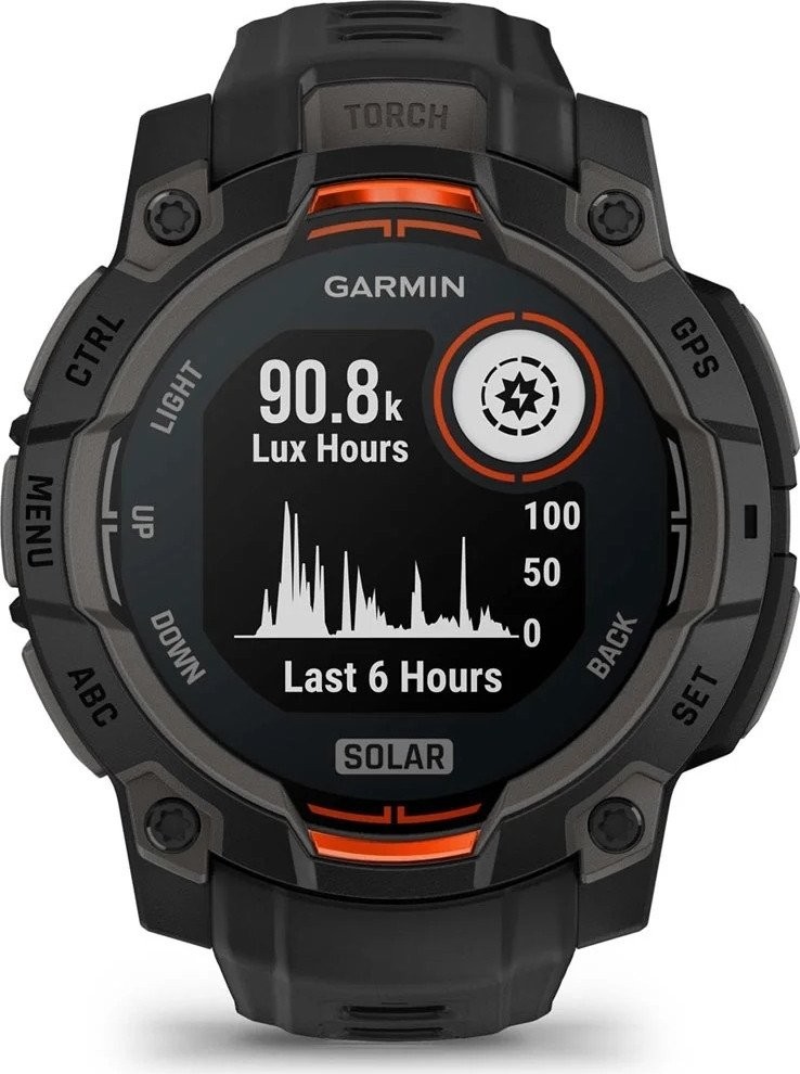 Умные часы Garmin Instinct 3 Solar 45 мм (черный) - фото2 Умные часы Garmin Instinct 3 Solar 45 мм (черный) - фото2