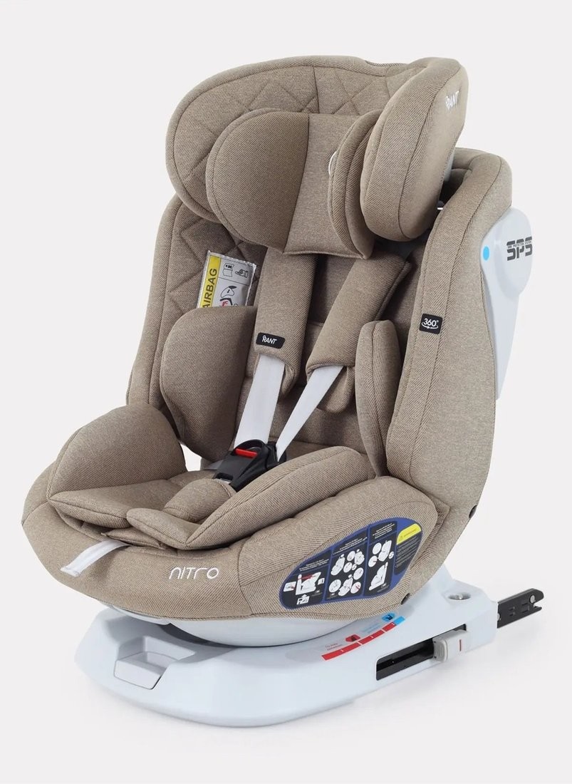 Детское автокресло Rant Nitro Isofix UB619 (бежевый) - фото2