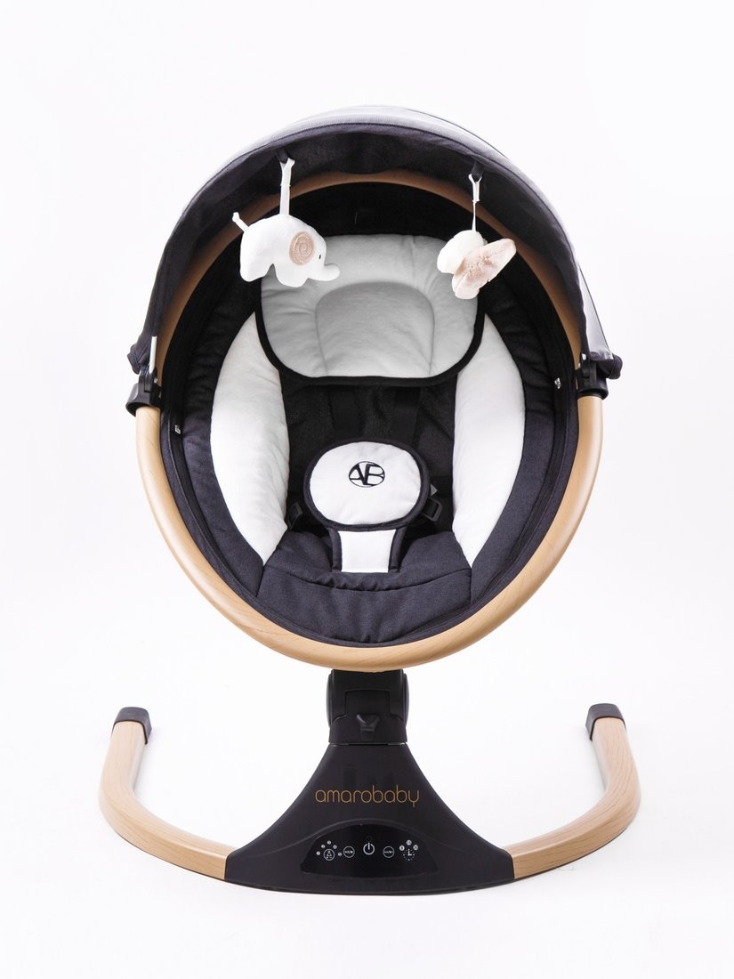 Качель Amarobaby Ergo Swing AB22-22ERGO/09 (черный) - фото2