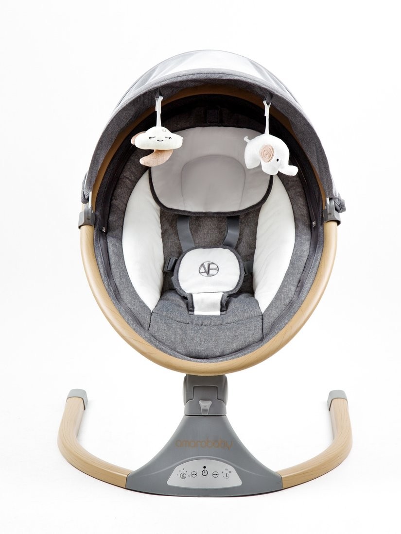 Качель Amarobaby Ergo Swing AB22-22ERGO/11 (серый) - фото2