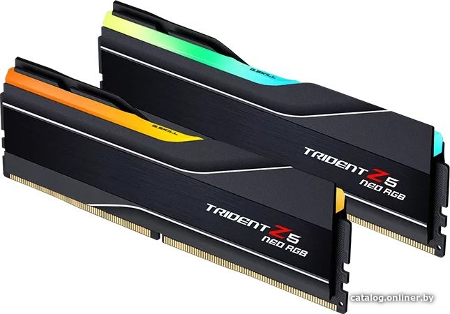 Оперативная память G.Skill Trident Z5 Neo RGB 2x64ГБ DDR5 6000МГц F5-6000J3444F64GX2-TZ5NR - фото1 Оперативная память G.Skill Trident Z5 Neo RGB 2x64ГБ DDR5 6000МГц F5-6000J3444F64GX2-TZ5NR - фото1