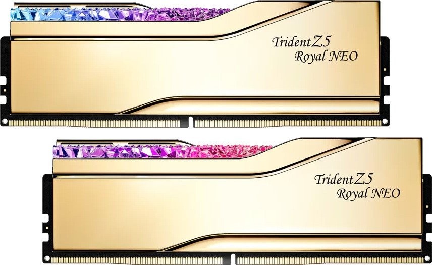 Оперативная память G.Skill Trident Z5 Royal Neo 2x16ГБ DDR5 6000 МГц F5-6000J2836G16GX2-TR5G - фото1 Оперативная память G.Skill Trident Z5 Royal Neo 2x16ГБ DDR5 6000 МГц F5-6000J2836G16GX2-TR5G - фото1