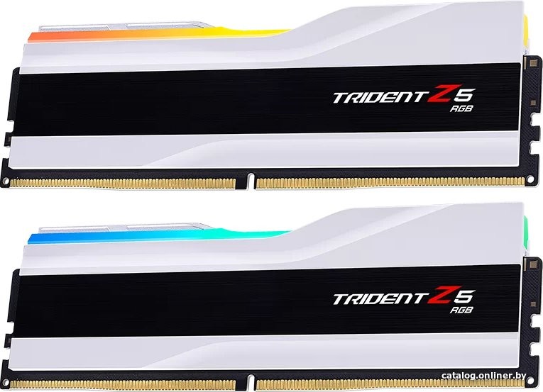 Оперативная память G.Skill Trident Z5 RGB 2x16ГБ DDR5 6000МГц F5-6000J2836G16GX2-TZ5RW - фото1 Оперативная память G.Skill Trident Z5 RGB 2x16ГБ DDR5 6000МГц F5-6000J2836G16GX2-TZ5RW - фото1