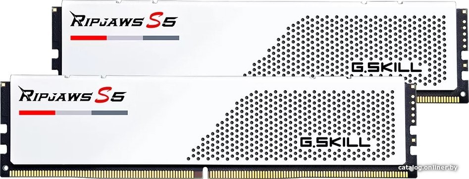 Оперативная память G.Skill Ripjaws S5 2x32ГБ DDR5 6000МГц F5-6000J2836G32GX2-RS5W - фото1 Оперативная память G.Skill Ripjaws S5 2x32ГБ DDR5 6000МГц F5-6000J2836G32GX2-RS5W - фото1