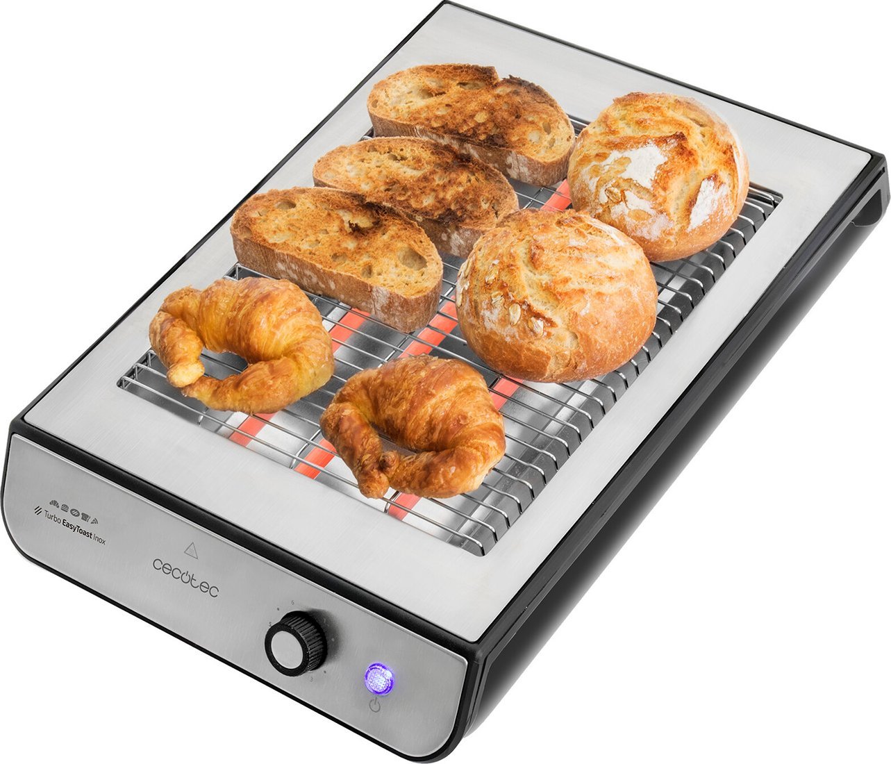 Электрогриль Cecotec Turbo EasyToast Inox Flatbed - фото2