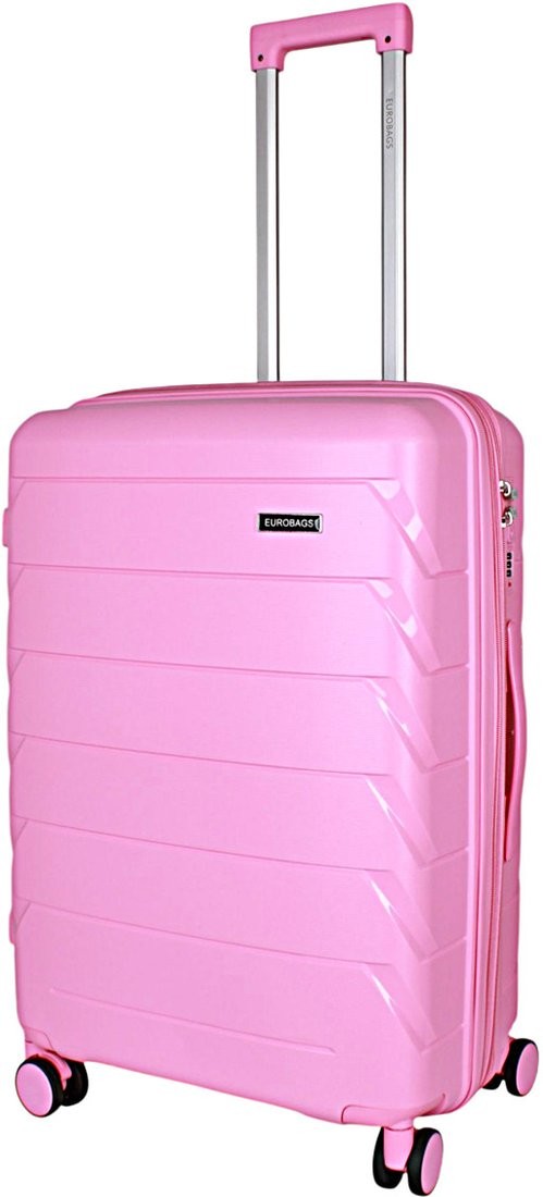 Чемодан-спиннер Eurobags PP-N86 S (розовый) - фото1