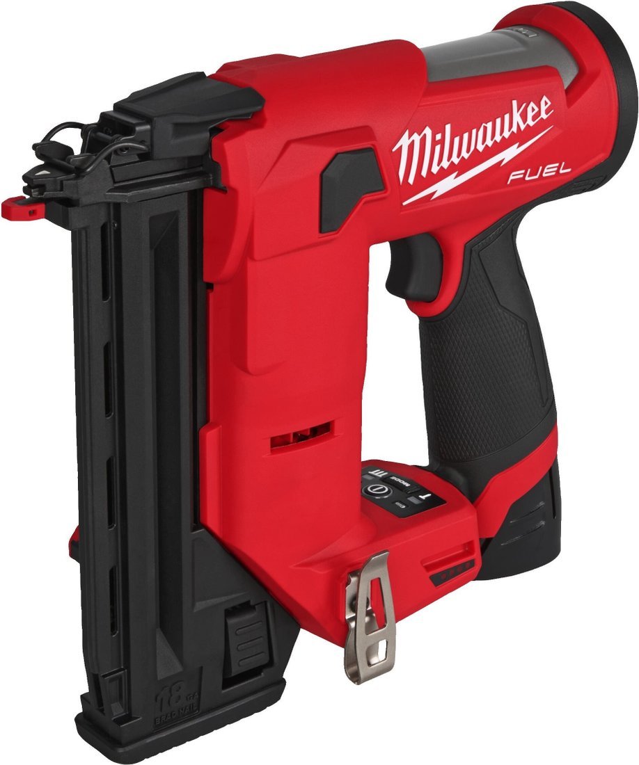 Гвоздезабиватель Milwaukee M12 FCN18GS-0X 4933493355 (с 2-мя АКБ, кейс) - фото2