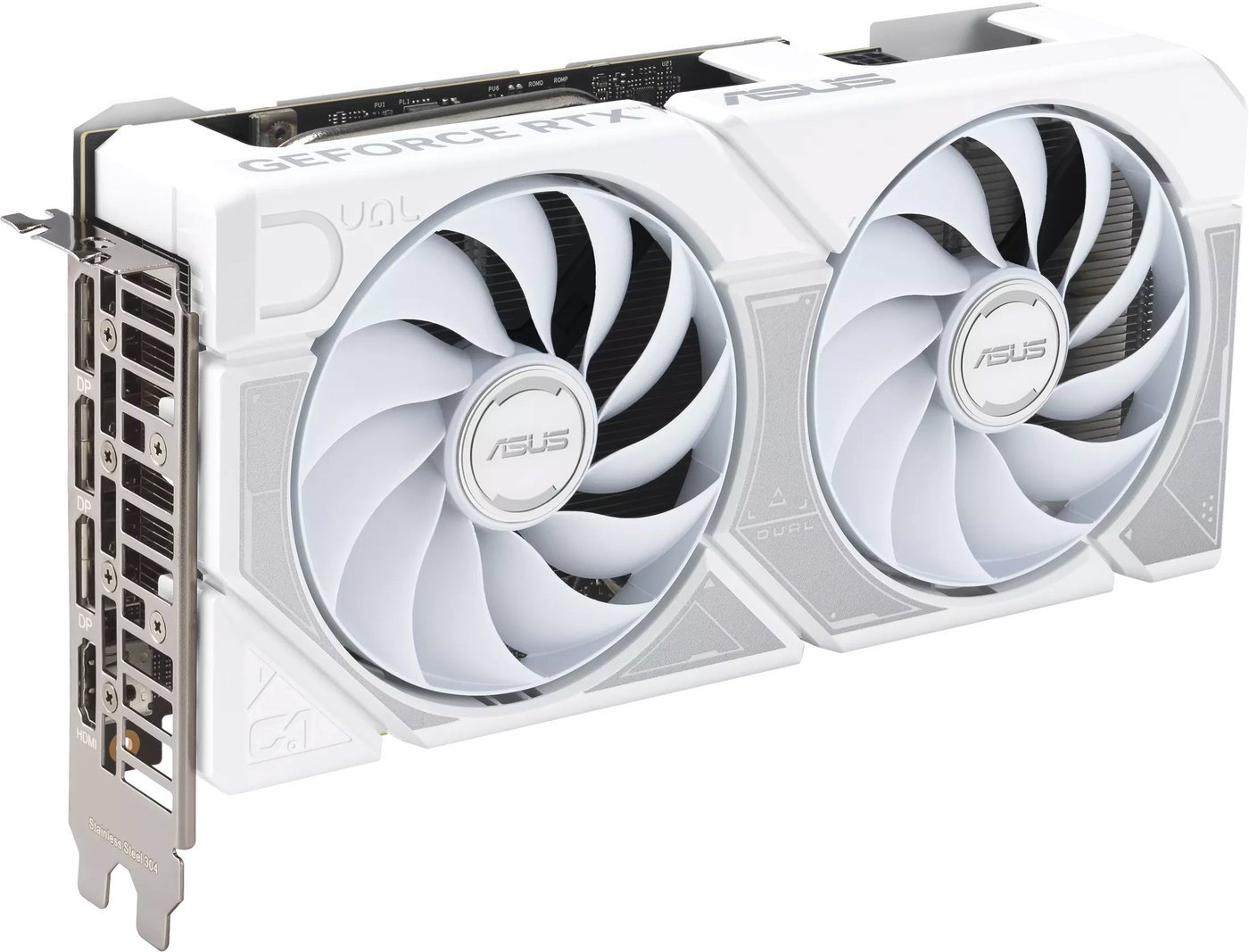 Видеокарта ASUS Dual GeForce RTX 5060 Ti 16GB GDDR7 White OC Edition DUAL-RTX5060TI-O16G-WHITE - фото1