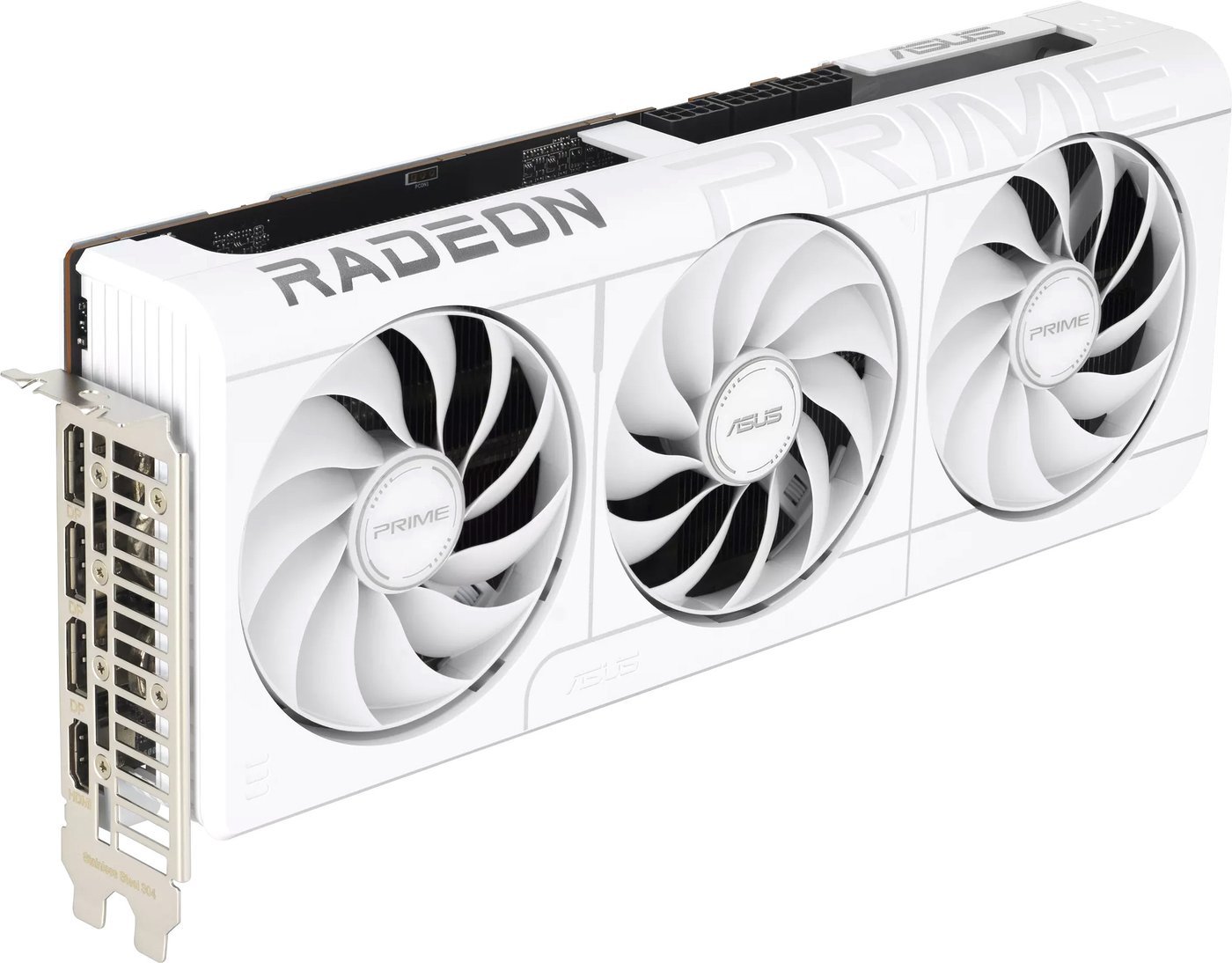 Видеокарта ASUS Prime Radeon RX 9070 XT White OC Edition 16GB GDDR6 PRIME-RX9070XT-O16G-WHITE - фото1