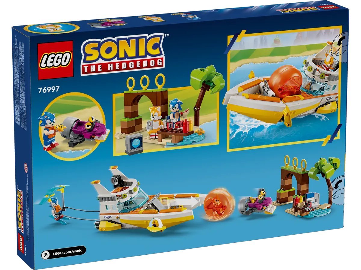 Конструктор LEGO Super Sonic Приключения на лодке Тейлза 76997 - фото2