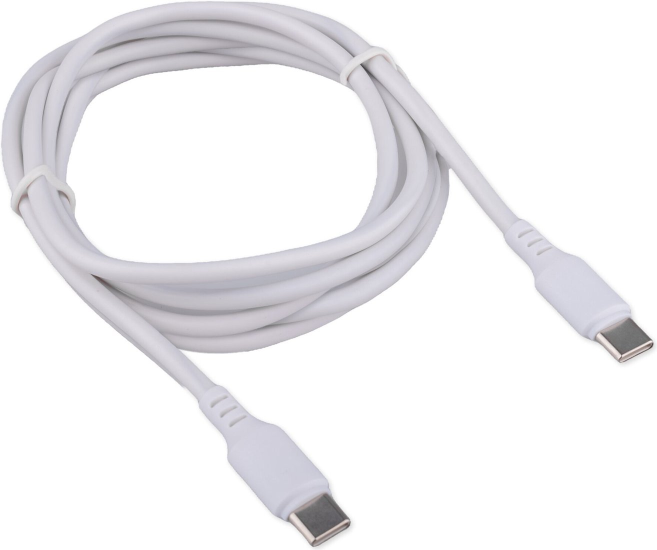 Кабель Cablexpert CC-USB2-CMCM-100-1.8M-W USB Type-C - USB Type-C (1.8 м, белый) - фото2 Кабель Cablexpert CC-USB2-CMCM-100-1.8M-W USB Type-C - USB Type-C (1.8 м, белый) - фото2
