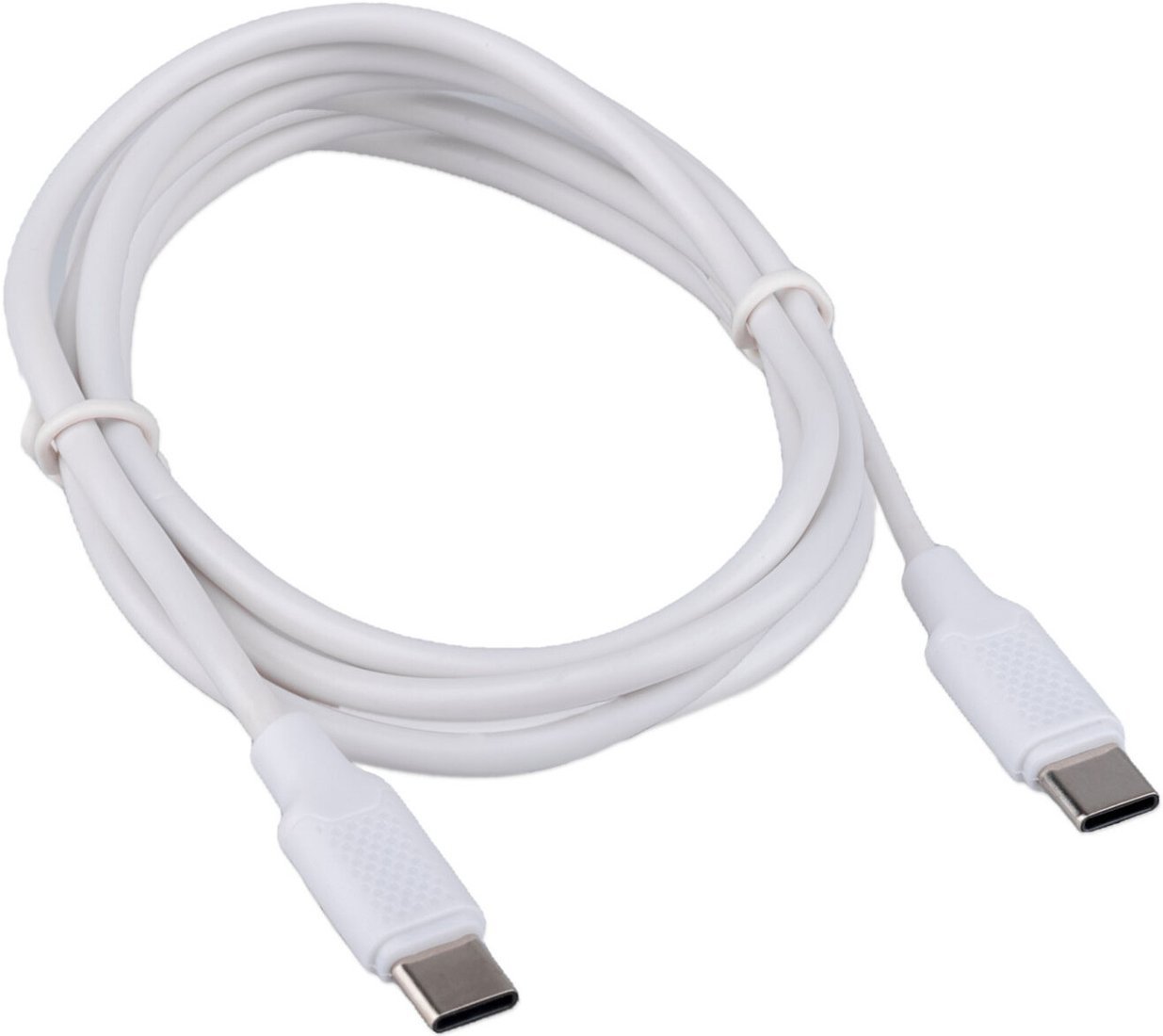 Кабель Cablexpert CC-USB2-CMCM-60-1.8M-W USB Type-C - USB Type-C (1.8 м, белый) - фото2 Кабель Cablexpert CC-USB2-CMCM-60-1.8M-W USB Type-C - USB Type-C (1.8 м, белый) - фото2