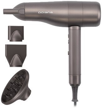 Фен Polaris PHD 3004 (графитовый) - фото1 Фен Polaris PHD 3004 (графитовый) - фото1