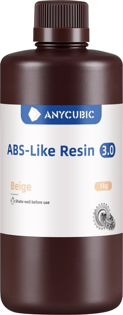 Фотополимер Anycubic ABS-Like 3.0 SABL3BG-10 (1л, бежевый) - фото1