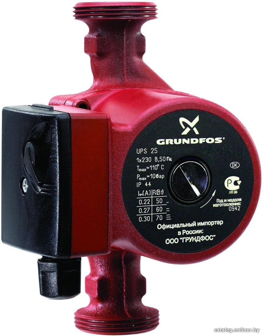 Циркуляционный насос Grundfos UPS 25-80 180 - фото1