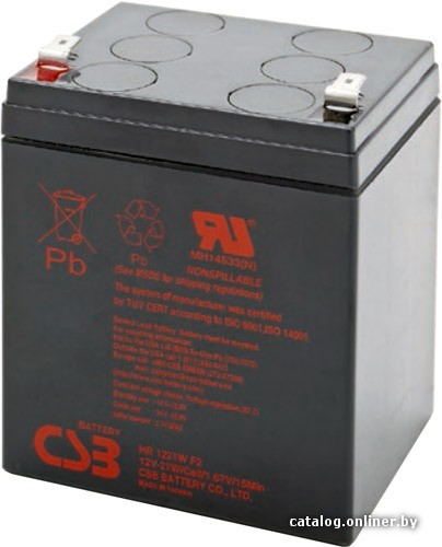 Аккумулятор для ИБП CSB HR1221W F2 (12В/5 А·ч) - фото1