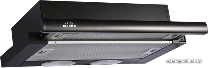 Кухонная вытяжка Elikor Интегра 60П-400-В2Л (черный) - фото1