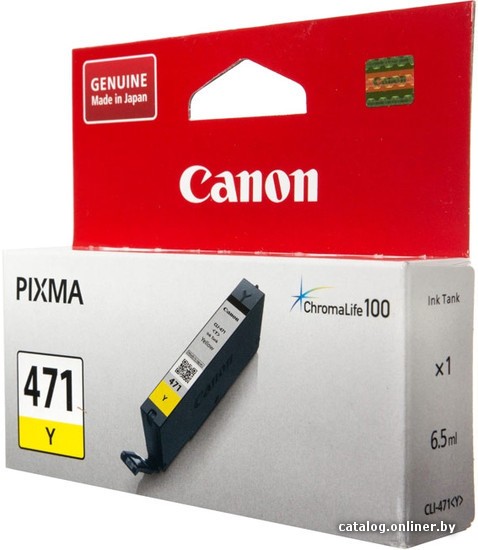 Картридж Canon CLI-471Y - фото1