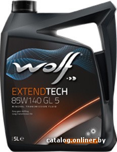 Трансмиссионное масло Wolf ExtendTech 85W-140 GL 5 1л - фото1