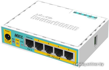 Маршрутизатор Mikrotik hEX PoE lite [RB750UPr2] - фото1