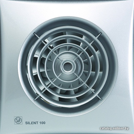 Вытяжной вентилятор Soler&Palau Silent-100 CZ Silver [5210415500] - фото1