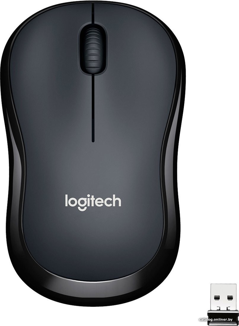 Мышь Logitech M220 Silent (темно-серый) - фото1