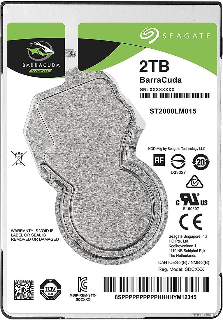 Жесткий диск Seagate Barracuda 2TB [ST2000LM015] - фото1